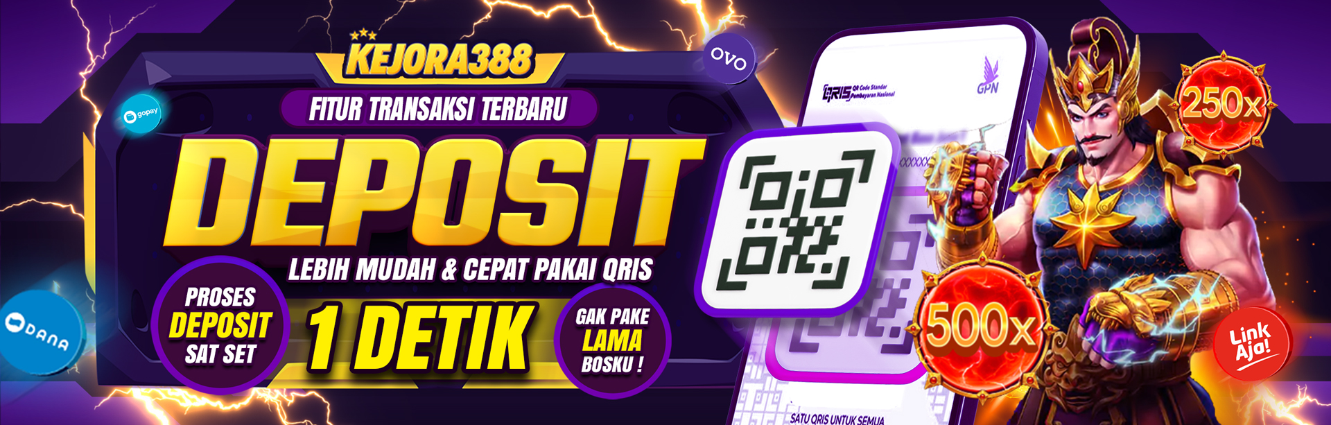 DEPOSIT PAKAI QRIS CEPAT 1 DETIK KEJORA388