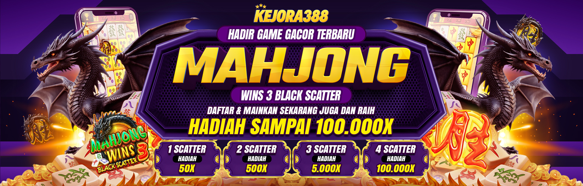 HADIR GAME TERBARU MAHJONG WINS 3 BLACK SCATTER KEJORA388